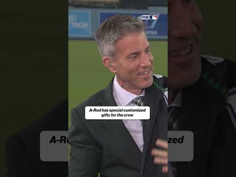 A-Rod gives the crew custom T-Wolves jerseys #NBA #MLB