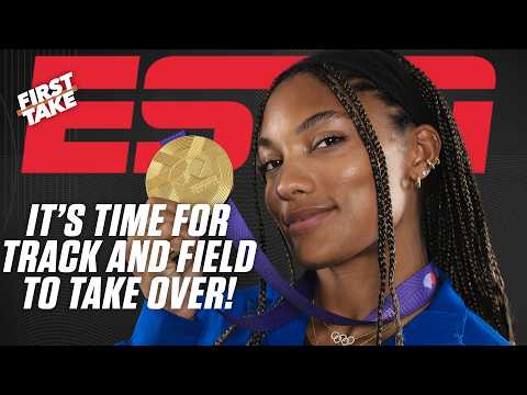 Tara Davis-Woodhall is DOING the long jump in TIMES SQUARE ð¤¯ + More on Athlos | First Take