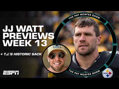 JJ Watt on Texans-Colts, calling T.J.'s big sack & Thanksgiving games ð | The Pat McAfee Show