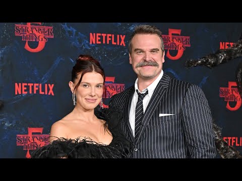 Millie Bobby Brown Details Feeling "Safe" Working With David Harbour on 'Stranger Things' Set