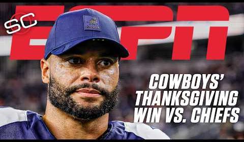 Thanksgiving Day NFL REACTION ð Cowboys top Chiefs & Bengals win in Burrow's return | SportsCenter