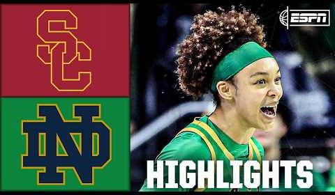 USC Trojans vs. Notre Dame Fighting Irish | Full Game Highlights | ESPN College Basketball