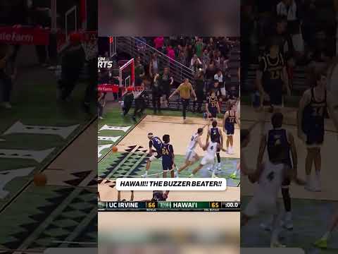 Hawaii with the game-winner! ð± #Hawaii #CollegeHoops #Basketball